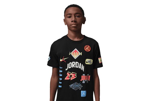 Maglia Jordan con toppa Dynasty Bambini 3A JORDAN | Maglie | 95F385023